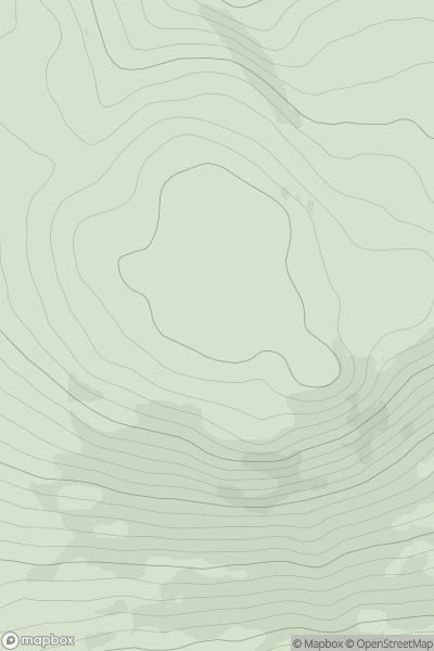 Thumbnail image for Meall Mor [Loch Tay to Perth] [NN928394] showing contour plot for surrounding peak